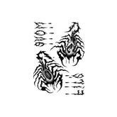 Scorpion Back Hand Waterproof Temporary Tattoo Sticker